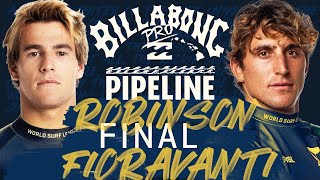 Jack Robinson vs Leonardo Fioravanti | Billabong Pro Pipeline 2023 - Final Heat Replay