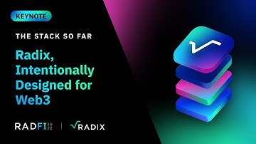 RadFi - Radix, Intentionally Designed for Web3