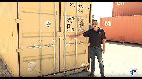 Falcon Structures: How to Open Shipping Container Doors