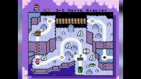 SMW Custom Music Track 288 - [CUSTOM] New Super Mario Classic - Night Ice Map