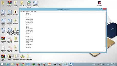 IGCSE ICT - Website Authoring - Creating and Formatting Tables (I)
