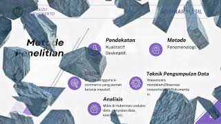 Seminar Hasil dari Kelompok 9 Mini Riset 7 ES D, UIN SAIZU PURWOKERTO