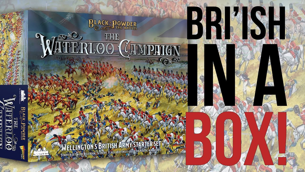 Warlord Games Black Powder Epic Battles: Waterloo - British Starter Set unboxing