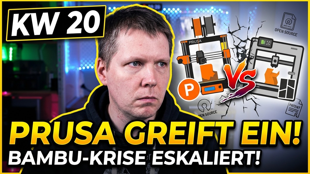 Josef Prusa sagt Bambu Lab die Meinung – und das hat Folgen
