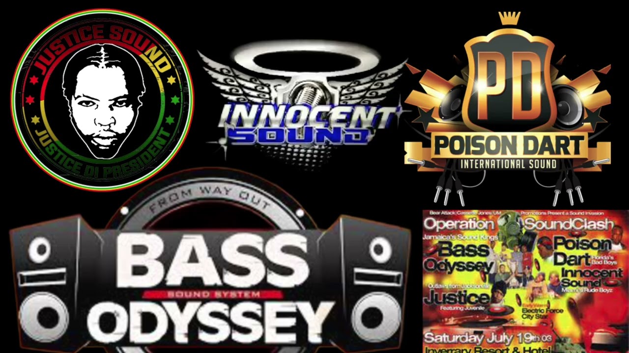 Innocent Sound, Nasheen Fire - Vs - Bass Odyssey -Vs - Poison Dart -Vs- Justice Sound