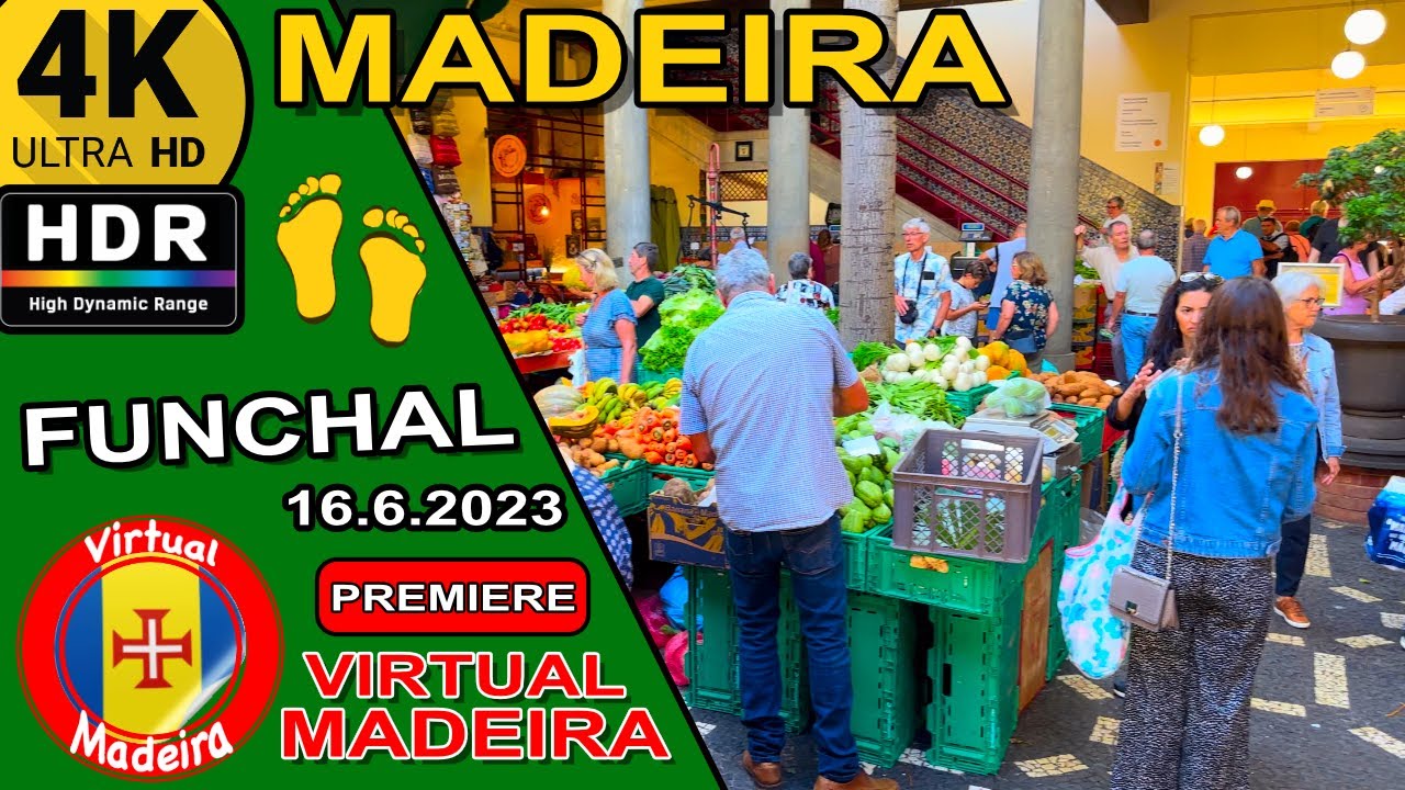 [4K]🌴MADEIRA - FUNCHAL 👣