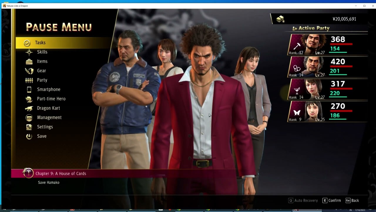 How to import save files in Yakuza like a dragon (English + Hindi)