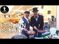 London's Soho Italian Connection with Sicilian Chef Enzo Oliveri cooking meatballs