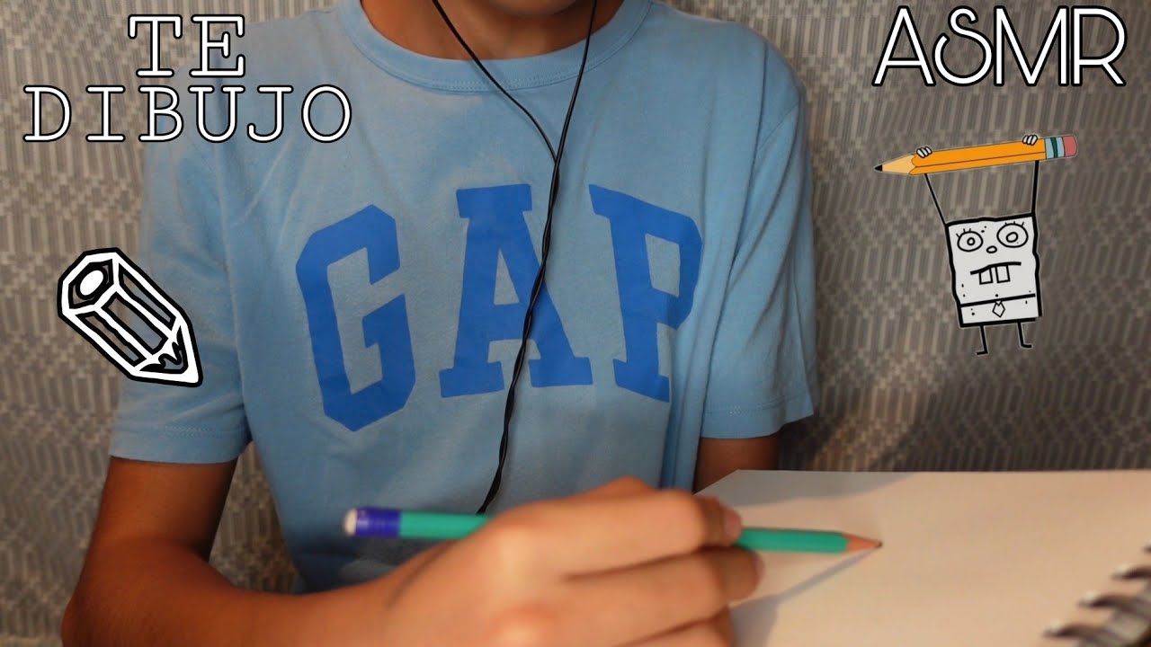 ASMR ROLEPLAY te DIBUJO en CLASE ✍️🧑‍🏫✏️