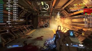 Doom i7-8705G RX Vega M GL (RX Vega 870) - Intel NUC NUC8I7HNK2 - Gameplay Benchmark Test