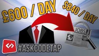 £600 or $840 per day senior job test