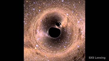 Last few orbits of a binary black hole merger  Face on