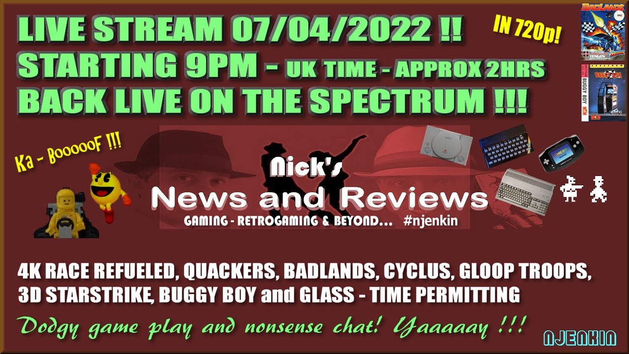 Njenkin Live Stream - Back Live on the Spectrum !!! - YouTube
