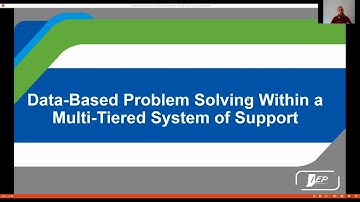 Data-Based Problem Solving within MTSS Overview