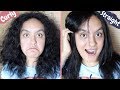 My Curly To Straight Hair Transformation (Oddly Satisfying)