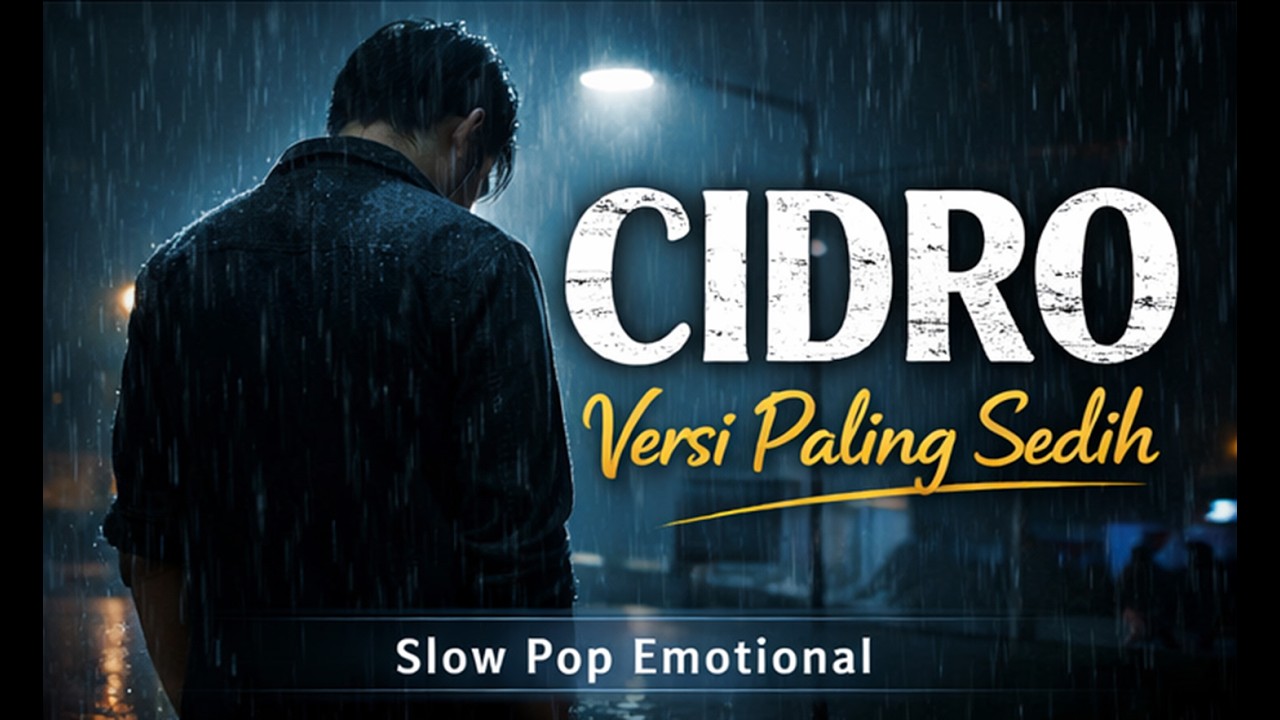 CIDRO – Didi Kempot | Slow Pop Version (Full Emosional & Menyayat Hati)