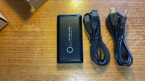EYOOLD USB Switch Selector for 2 Computers Sharing 4 USB Devices - Silent Unboxing