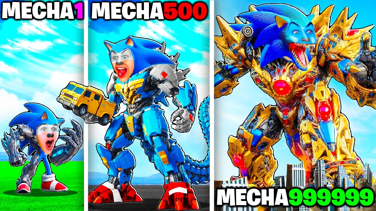 Vylepšuju MECHAGODZILLA SONICA v GTA 5!
