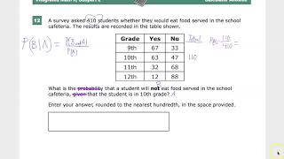 Question 17 -  Algebra 2 - TNReady Practice Test