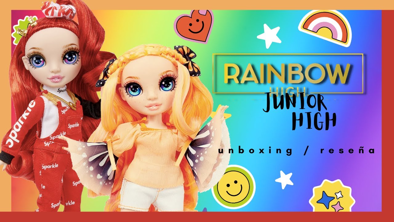 🌈 Nuevas Junior High unboxing de Ruby Anderson & Poppy Rowan | Rainbow High