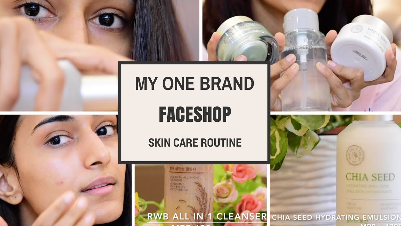 FACESHOP ONE BRAND SKIN CARE ROUTINE | NYKAA SALE | ERICA FERNANDES
