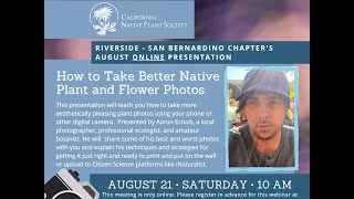How to take better native plant and flower photos screenshot 5