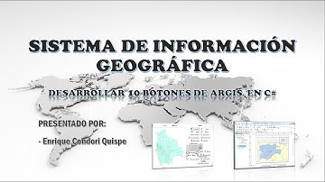 10 Botones con  ArcObjects en Visual Studio C#