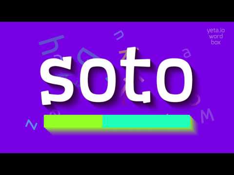 Soto Meaning In English