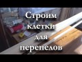 Клетки для перепелов.