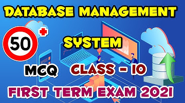 Database Management System Top 50 MCQ IT 402 Class 10 | Unit 3 Part B Database Management System MCQ