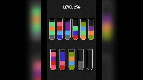 Water sort puzzle level 256