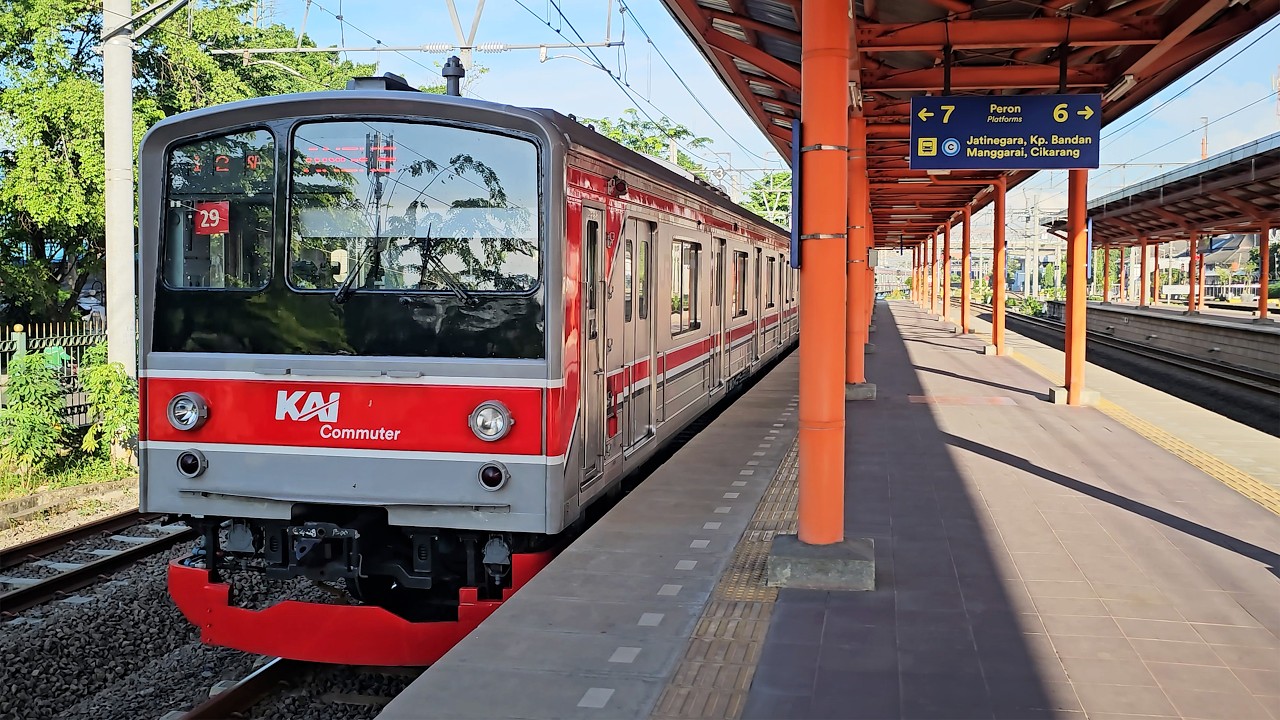 [4K] Stasiun Bekasi: Kompilasi Kereta JR 205, CLI-125, TM 6000, CC 206 | KRL Commuter Line (2/6)