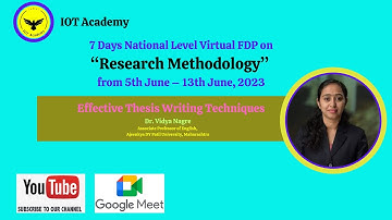 Effective Thesis Writing Techniques