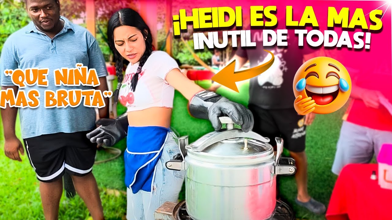 Esto esta muerto de risa! nadie se había atrevido hacer tanto show como Heidi 🤣