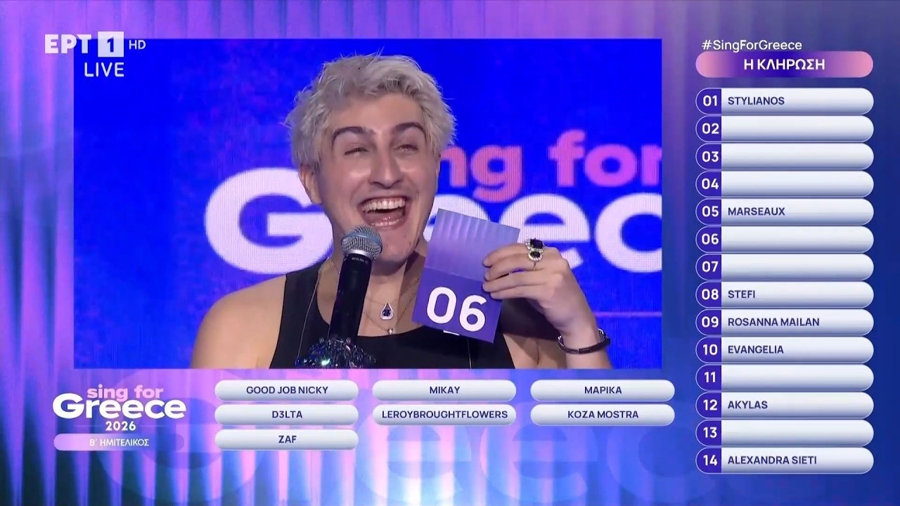 Ο good job Nicky με το τραγούδι «Dark Side of the Moon» στον εθνικό τελικό της Eurovision