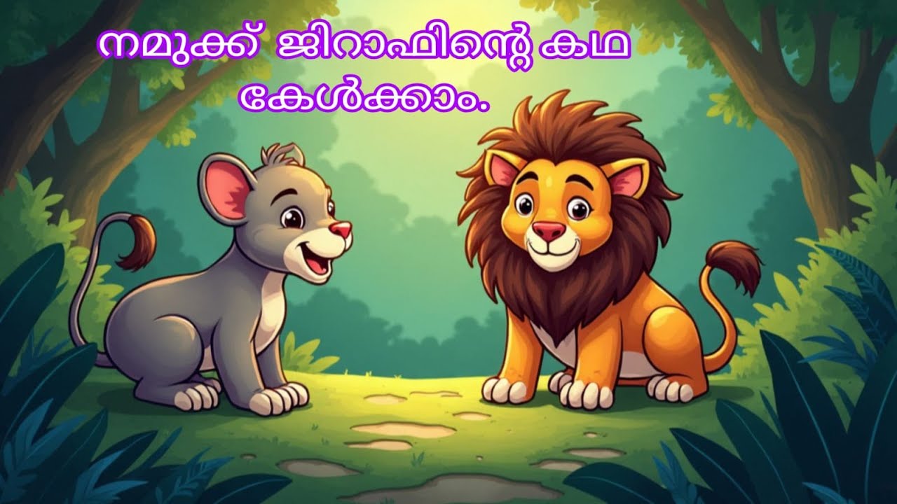 ജിറാഫിൻ്റെ കഥ കേൾക്കാം.. Let's listen to the story of the giraffe.