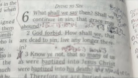 Rom Ch6 DYING TO SIN Sabbath📖Study join us Day9 #lostchildrenofisrael12tribes #readrestrepent