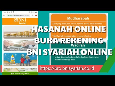 Buka Tabungan BNI Syariah Gak Pake Ribet Hasanah Online  - sie ipin tutorial