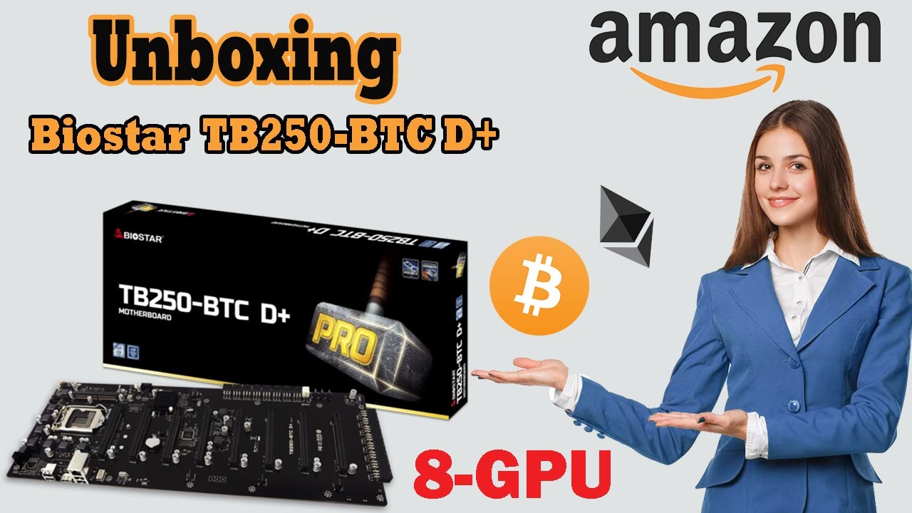 Biostar Mining Motherboard Unboxing 💲💲 فتح صندوق بوردة التعدين بايوستار