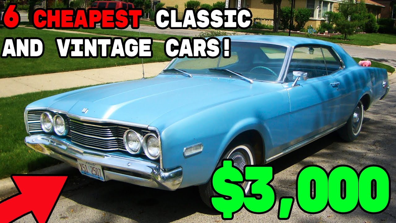 Top Picks 6! Old Cheapest Classic and Vintage Cars Under $20,000! part