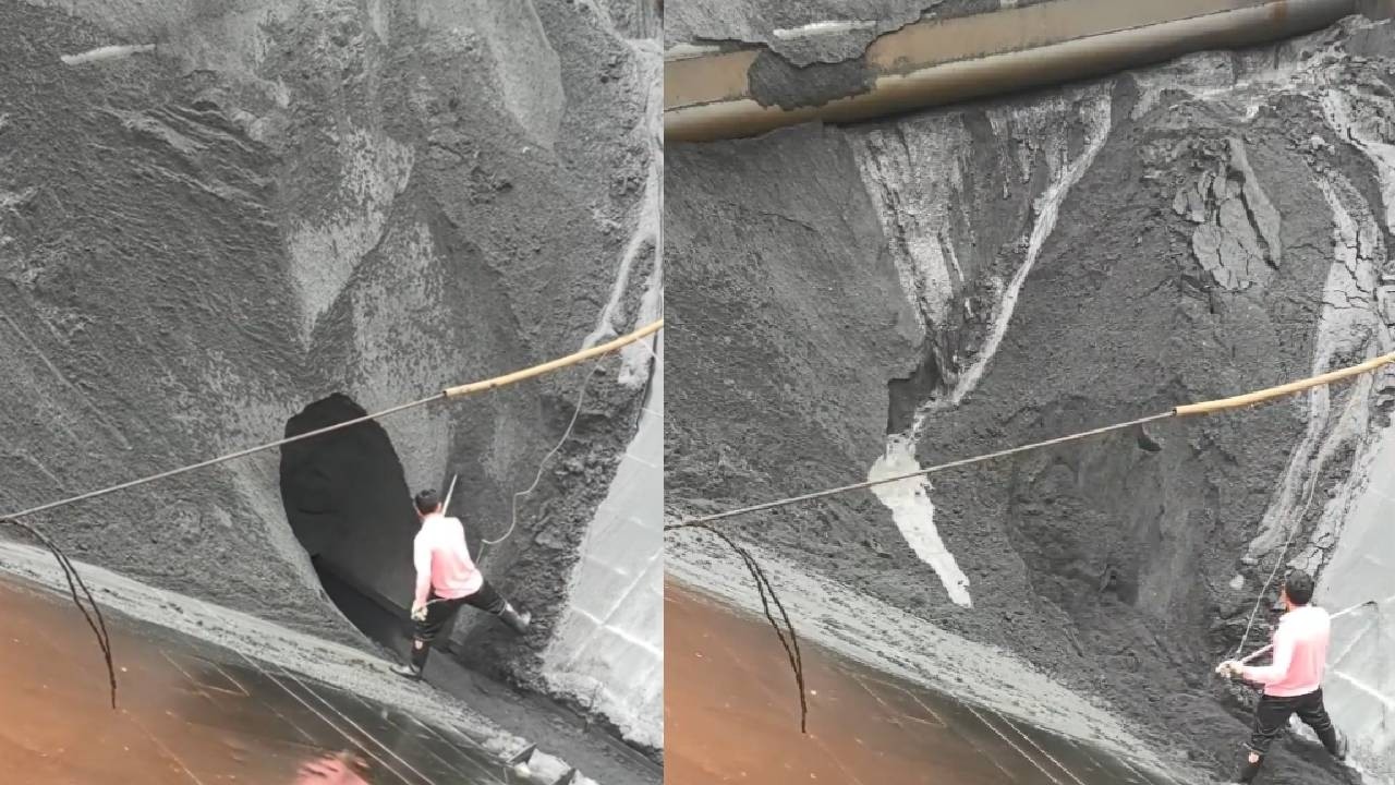 [Super relaxing] The sand unloading from the 5500-ton cargo ship was so smooth!