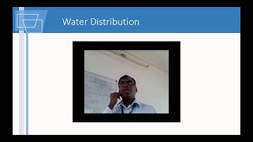 Water Distribution Environmental Engineering Lecture 10