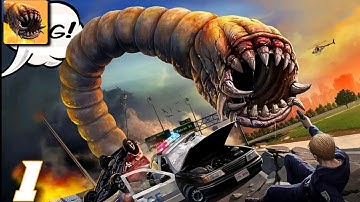 Death Worm Tutorial  Gameplay Walkthrough  (Android ios) part 1