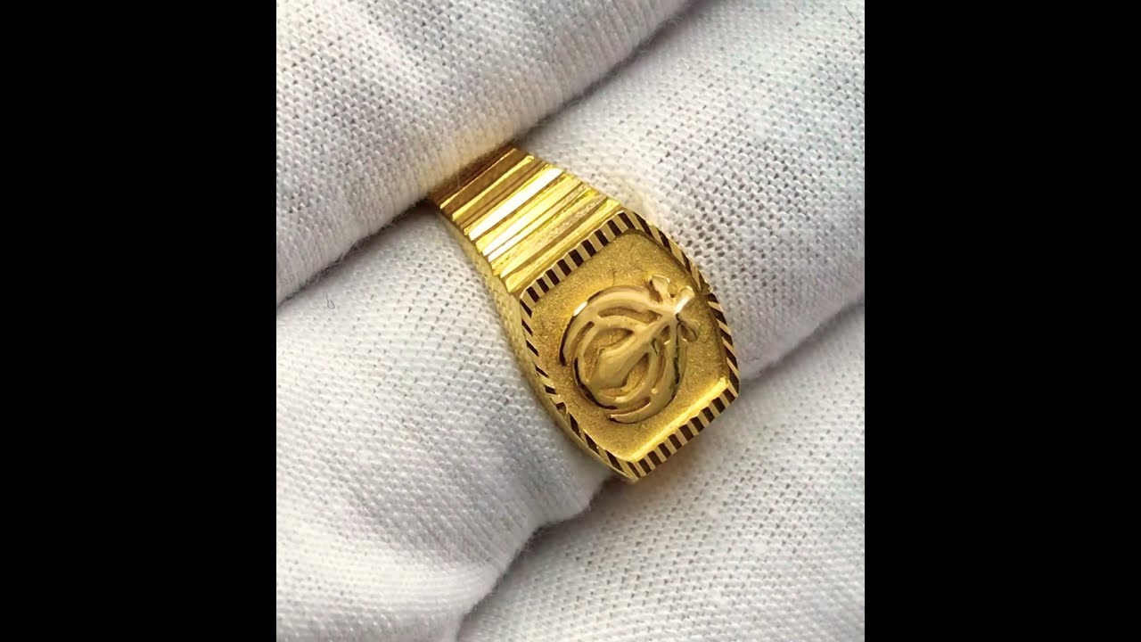 Trending Men rings made in 22 karat hallmark gold For orders/enquiry DM or  call/whatsapp 9464515853 #amanjewelleryhouse #goldjewellery #... | Instagram