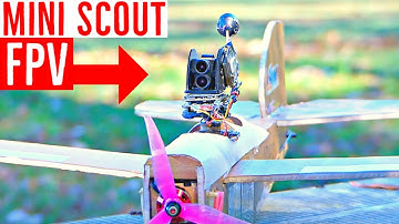 What a thrill! Flying FT Mini Scout with Servo-Pan Caddx Tarsier FPV camera