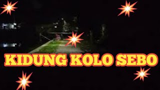KIDUNG KOLO SEBO !!!