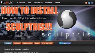 How to Use Sculptris pixologic Download and Install ( Sculptris Tutorial)