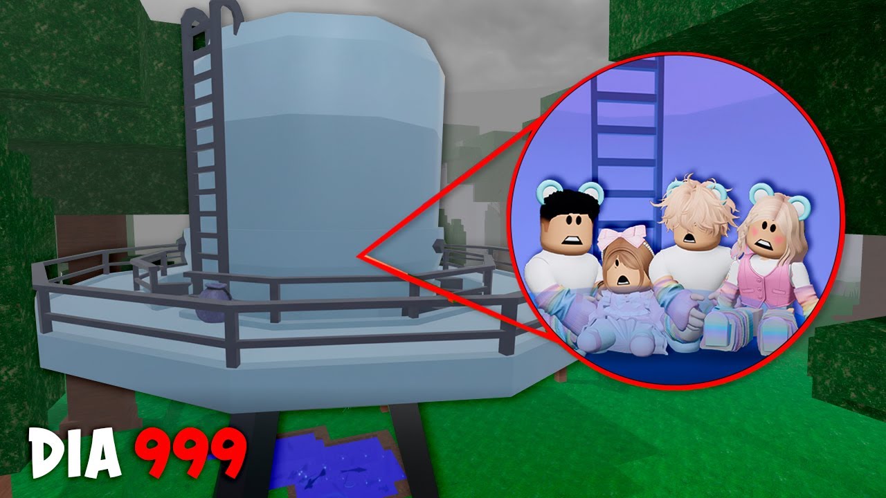 SOBREVIVEMOS 99 NOITES NA FLORESTA EM UMA CAIXA D'ÁGUA