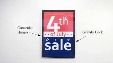 Metal Framed SwingFrame with Optional Lock