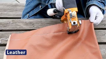 Hanchen Bag Sewing Machine Operating Video for CJY-22A(Yellow)